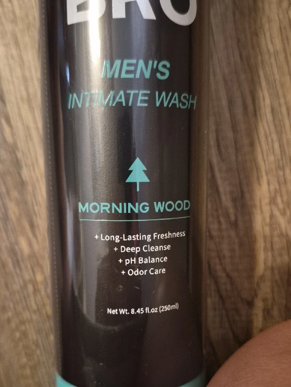 Men's Intimate Wash - Morning Wood (Teal on Black)